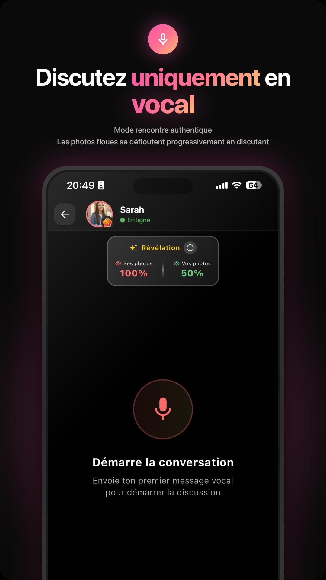 Messages vocaux Meeeter